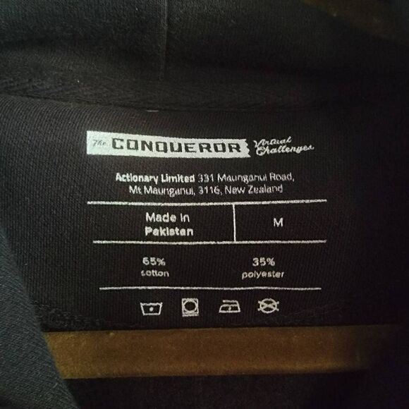 Lord Of The Rings Mordor Virtual Challenge Conqueror Unisex Hoodie SZ M LOTR - Picture 2 of 4